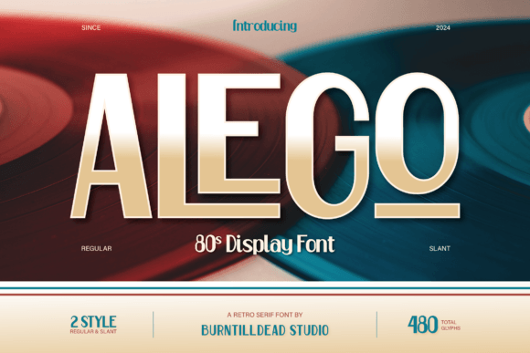 Alego: The Retro Display Font for Bold Campaigns