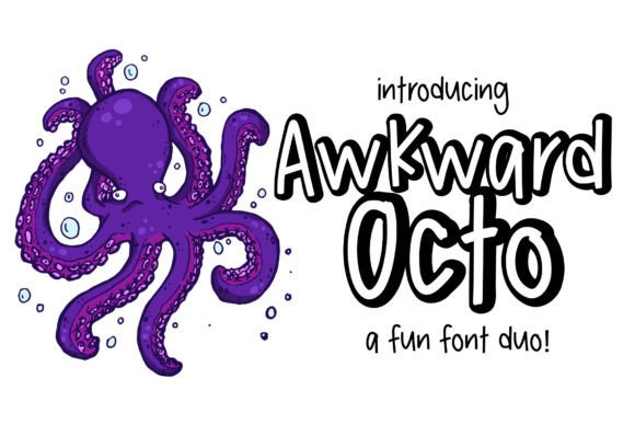 Awkward Octo: A Playful Display Font for Editorial Design