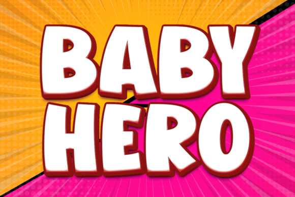 Baby Hero Font for Bold Web Headlines