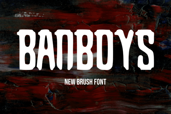 Banboys: A Bold Display Font for Modern Branding