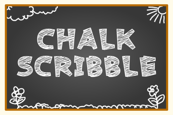 Chalk Scribble: A Handwritten Display Font for Bold Brands