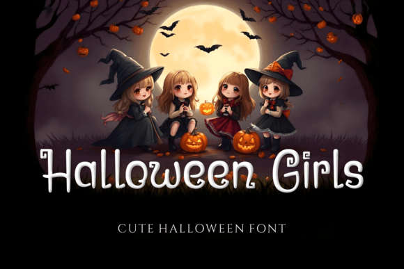 Halloween Girls: A Playful Display Font for Makers