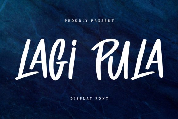 Lagi Pula Font for Playful Branding