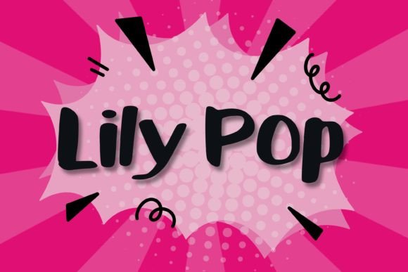 Lily Pop Typeface for Playful Brand Identity