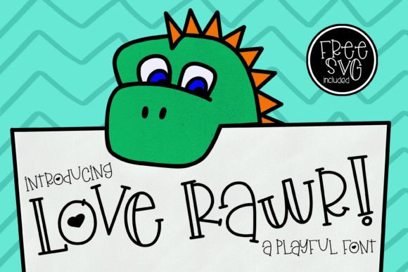 Love Rawr Font: A Playful Display Typeface for Web Design