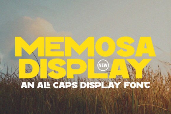 Memosa: A Bold Display Font for Strong Branding