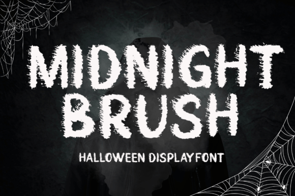 Midnight Brush Typeface Review for Spooky Branding