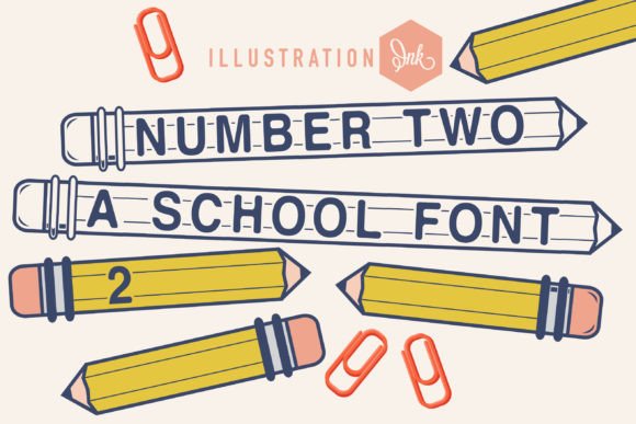 Number Two: A Playful Display Font for Handwritten Branding