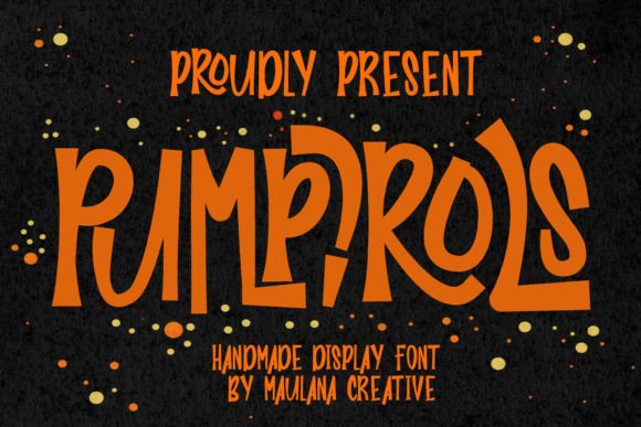 Pumpirols: A Playful Display Font for Branding