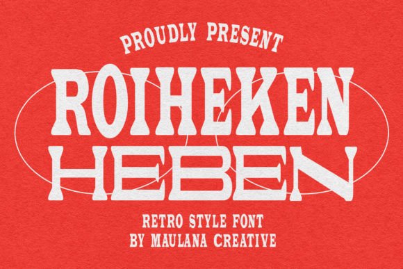 Roiheken Heben: A Retro Serif Typeface for Editorial Design