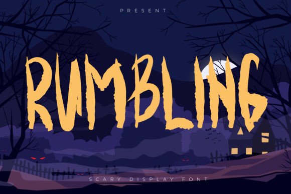 Rumbling Display Font for Playful Campaigns