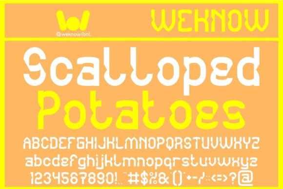 Scalloped Potatoes Font: A Groovy Display Review