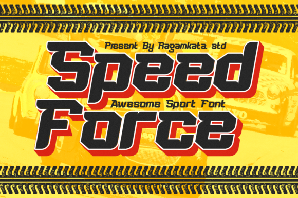 Speed Force Typeface for Digital Design