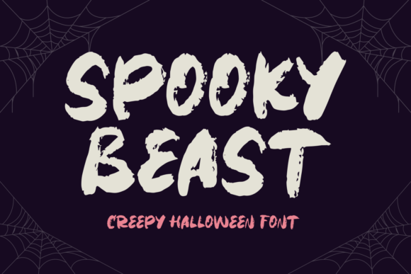 Spooky Beast: A Display Font for Digital Designers