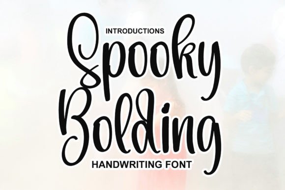 Spooky Bolding: The Premium Handwritten Typeface