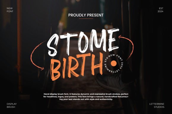 Stome Birth Typeface for Bold Branding