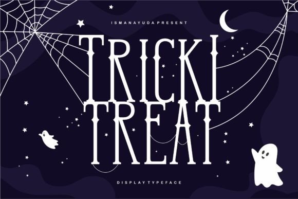 Tricki Treat Typeface for Editorial Design