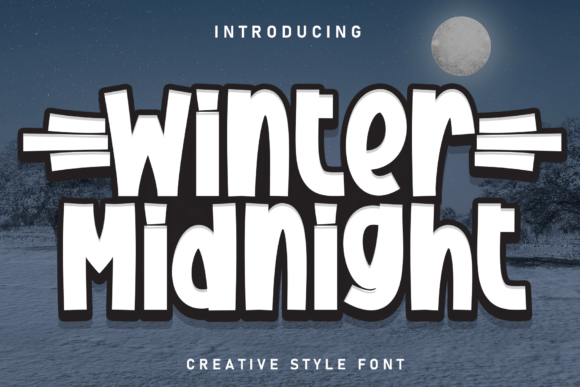 Winter Midnight Font for Elegant Web Design